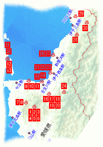 愛媛県東予地図